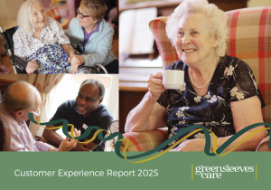 collage images making up main cover of Greensleeves' Customer Experience Report
